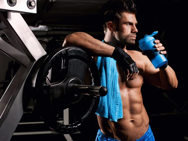 Young man after workout — Stock Photo, Image