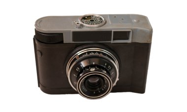 izole retro fotoğraf makinesi