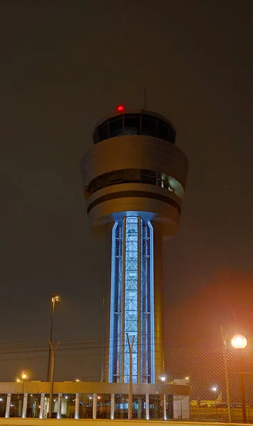 Aeroporto Sofia Torre Dell Aeroporto Controllo Del Traffico Aereo Sulla — Foto Stock