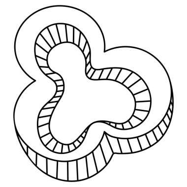 Sliced sweet pepper. Sketch. Vector illustration. Coloring book for children. Slice of sweet vegetable. Preparing peppers for grilling. Doodle style. Outline on isolated background. Idea for web design.