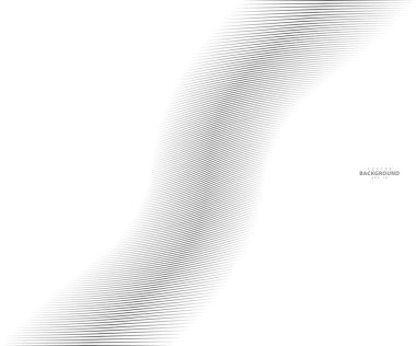 Soyut çarpık Çapraz Çizgili Arkaplan. Fikirleriniz için bükülmüş eğimli vektör şablonu, monokromatik çizgi dokusu, dalgalı çizgi dokusu. İş tasarımınız için yepyeni bir tarz.