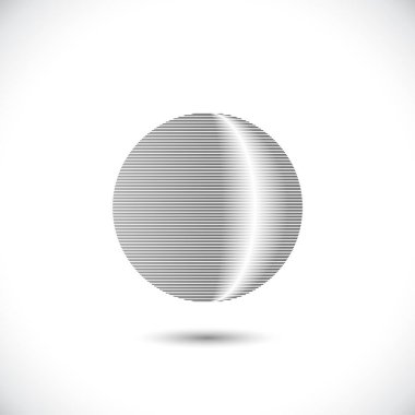 Eşmerkezli daire elementleri. Grafik web tasarımı için element, baskı, tekstil, ambalaj, dekorasyon için şablon - vektör illüstrasyonu