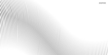 Fikirleriniz için soyut gri beyaz dalgalar ve çizgi desenleri, şablon arkaplan dokusu