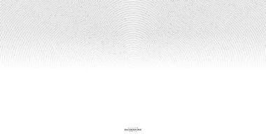 Soyut vektör çemberi yarım ton siyah arkaplan. Gradyan retro çizgi desen tasarımı. Monokrom grafiği.