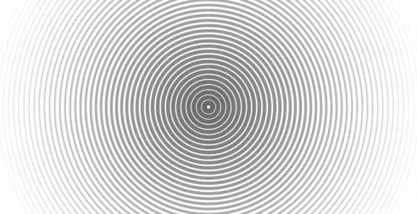 Cercle Concentrique Illustration Pour Onde Sonore Modèle Abstrait Ligne Cercle — Image vectorielle