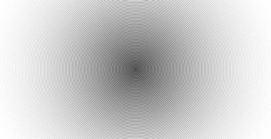 Eşmerkezli daire. Ses dalgası için resim. Soyut çember çizgisi deseni. Siyah ve beyaz grafik