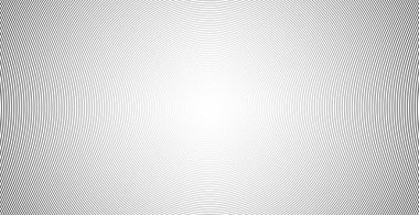 Eşmerkezli daire. Ses dalgası için resim. Soyut çember çizgisi deseni. Siyah ve beyaz grafik