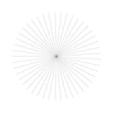 Eşmerkezli daire elementleri. Grafik web tasarımı için element, baskı, tekstil, ambalaj, dekorasyon, vektör illüstrasyonu için şablon