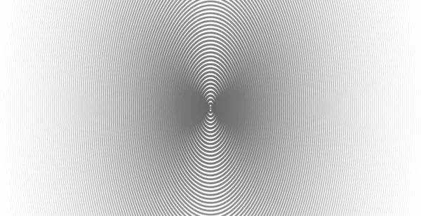 Concentrische Cirkel Illustratie Voor Geluidsgolf Abstracte Cirkel Lijn Patroon Zwart — Stockvector