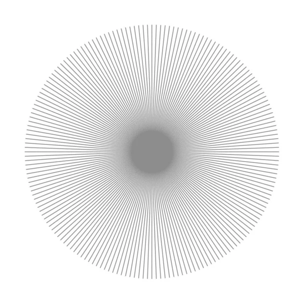 Elementos Concéntricos Del Círculo Elemento Para Diseño Gráfico Web Plantilla — Archivo Imágenes Vectoriales