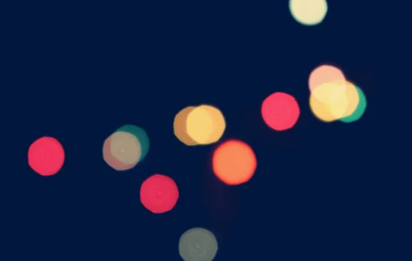 Unscharfes Licht Unschärfe Bohek Nachtlicht — Stockfoto