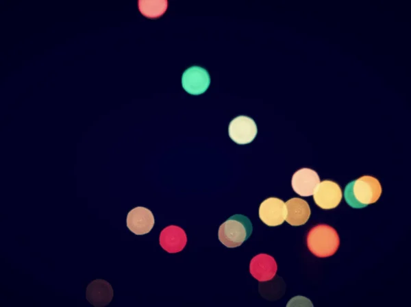 Blur Light Out Focus Bohek Éjszakai Fény — Stock Fotó