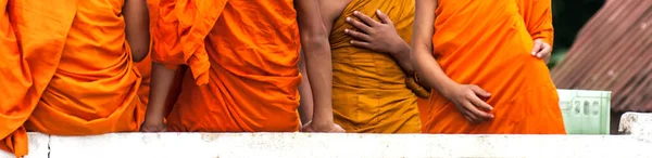 Buddhismus Neophyt Kleiner Mönch — Stockfoto