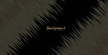 Çizgili altın rengi. Altın renkli çizgili arka plan. Soyut altın çizgi dokusu. desen vektör illüstrasyonu.