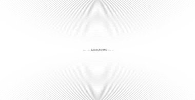 Soyut vektör çemberi yarım ton siyah arkaplan. Gradyan retro çizgi desen tasarımı. Tek renkli grafikler. Ses dalgası için daire çiz. vektör illüstrasyonu