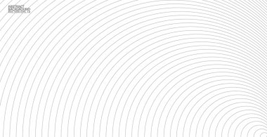 Soyut vektör çemberi yarım ton siyah arkaplan. Gradyan retro çizgi desen tasarımı. Tek renkli grafikler. Ses dalgası için daire çiz. vektör illüstrasyonu