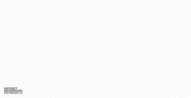 Soyut vektör çemberi yarım ton siyah arkaplan. Gradyan retro çizgi desen tasarımı. Tek renkli grafikler. Ses dalgası için daire çiz. vektör illüstrasyonu