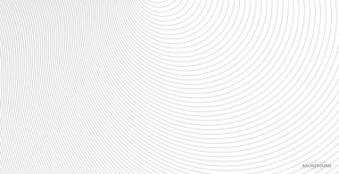 Soyut vektör çemberi yarım ton siyah arkaplan. Gradyan retro çizgi desen tasarımı. Tek renkli grafikler. Ses dalgası için daire çiz. vektör illüstrasyonu