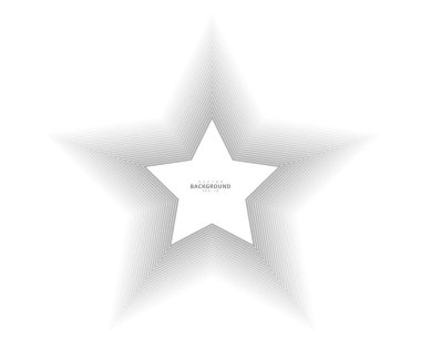 Yıldız logosu. Yıldız çizgili ikon, işaret, sembol, düz dizayn, düğme, ağ. vektör - illüstrasyon 10.