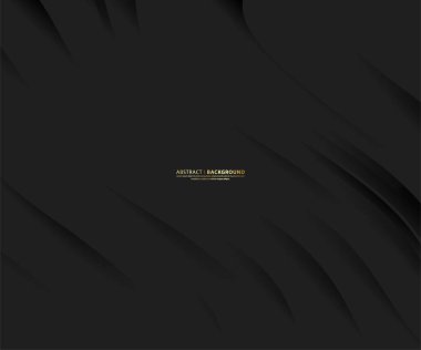 Karanlık ve gölgeli bir arka plan. Modern Siyah Tasarım Şablonu. vektör illüstrasyonu.