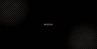 Çizgili altın rengi. Altın renkli çizgili arka plan. Soyut altın dalga çizgisi dokusu. Desen vektör illüstrasyonu.