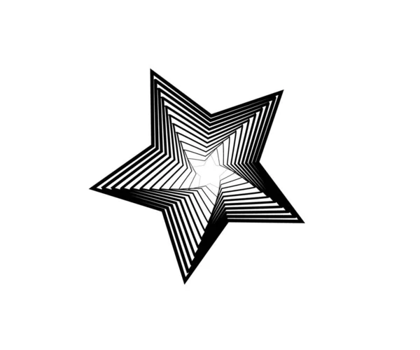 Star Logo Star Lined Icon Sign Symbol Flat Design Button — Archivo Imágenes Vectoriales