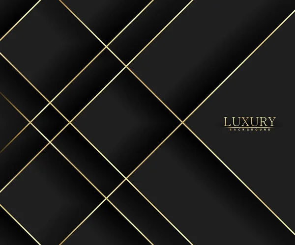 Antecedentes Premium Padrão Luxo Abstrato Ouro Brilho Listras Fundo Textura — Vetor de Stock