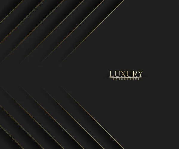 Antecedentes Premium Padrão Luxo Abstrato Ouro Brilho Listras Fundo Textura — Vetor de Stock