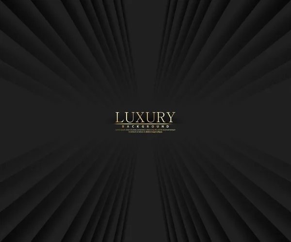 Abstract Black Luxury Background Shiny Lines Elegant Modern Design —  Vetores de Stock