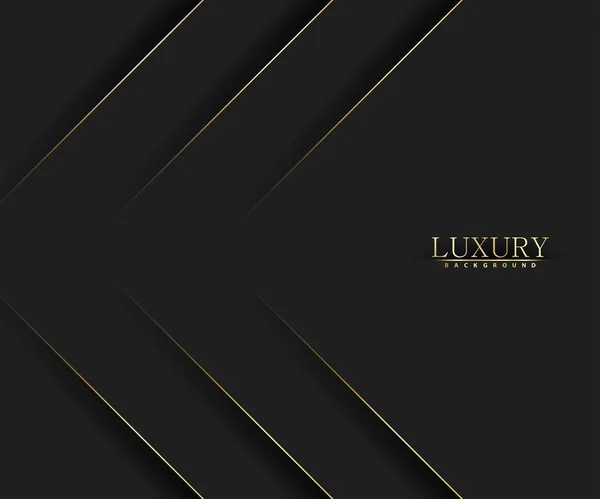 Antecedentes Premium Padrão Luxo Abstrato Ouro Brilho Listras Fundo Textura — Vetor de Stock