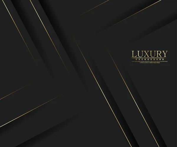 Antecedentes Premium Padrão Luxo Abstrato Ouro Brilho Listras Fundo Textura — Vetor de Stock
