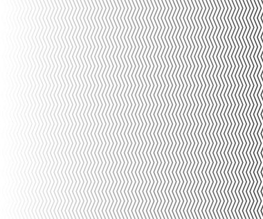 Dalga, zigzag çizgileri. Beyaz arka planda siyah dalgalı çizgi. vektör illüstrasyonu