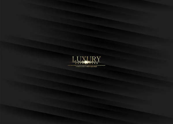 Abstract Black Luxury Background Shiny Lines Elegant Modern Design — 스톡 벡터