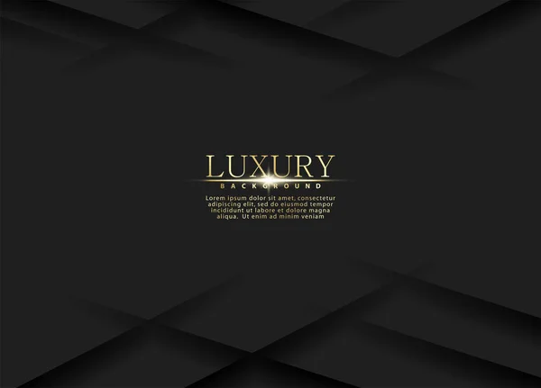 Abstract Black Luxury Background Shiny Lines Elegant Modern Design —  Vetores de Stock