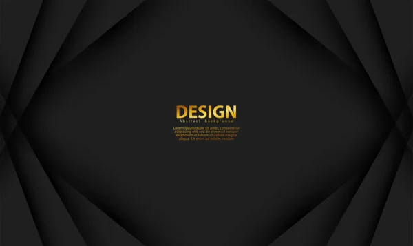 Abstract Black Luxury Background Shiny Lines Elegant Modern Design — Vettoriale Stock