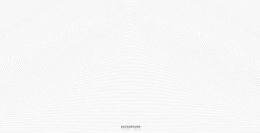 Soyut vektör çemberi yarım ton siyah arkaplan. Gradyan retro çizgi desen tasarımı. Tek renkli grafikler. Ses dalgası için daire çiz. vektör illüstrasyonu