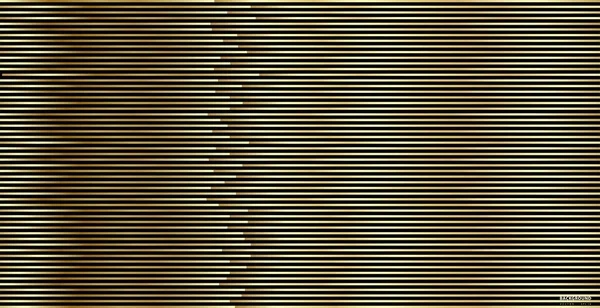 Rand Mönster Guld Lyx Färg Guld Glitter Ränder Bakgrund Abstrakt — Stock vektor