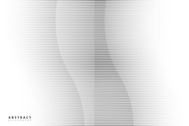 Soyut örüntü arka planı, fikirleriniz için vektör şablonu, monokromatik çizgi dokusu, dalgalı çizgi dokusu. Teknoloji duvar kağıdı.