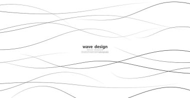 El çizgileri. Soyut desen dalgası basit, pürüzsüz desen, web tasarımı, tebrik kartı, tekstil, teknoloji arka planı, Eps 10 vektör illüstrasyonu