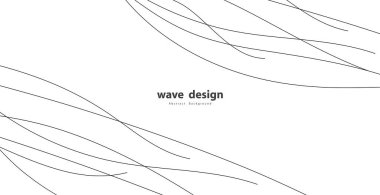 El çizgileri. Soyut desen dalgası basit, pürüzsüz desen, web tasarımı, tebrik kartı, tekstil, teknoloji arka planı, Eps 10 vektör illüstrasyonu