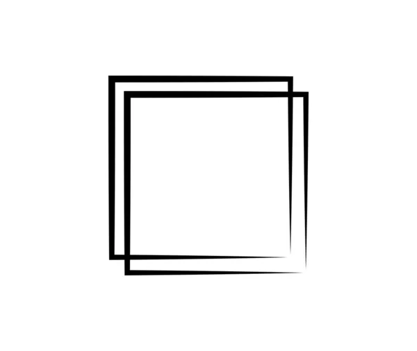 Čtvercový Geometrický Abstraktní Čtvercový Prvek Vektorová Ilustrace — Stockový vektor
