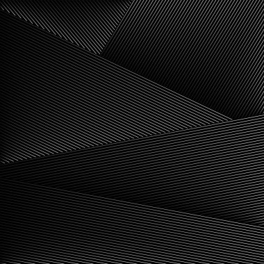 Çapraz çizgili soyut siyah arkaplan. Çizgili doku - Vektör illüstrasyonu