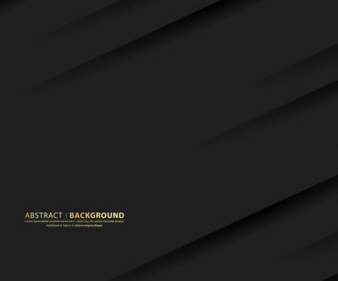 Karanlık ve gölgeli bir arka plan. Modern Siyah Tasarım Şablonu. vektör illüstrasyonu.