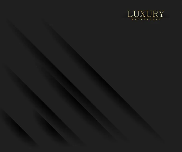 Fundo Luxo Preto Abstrato Com Linhas Brilhantes Design Moderno Elegante —  Vetores de Stock