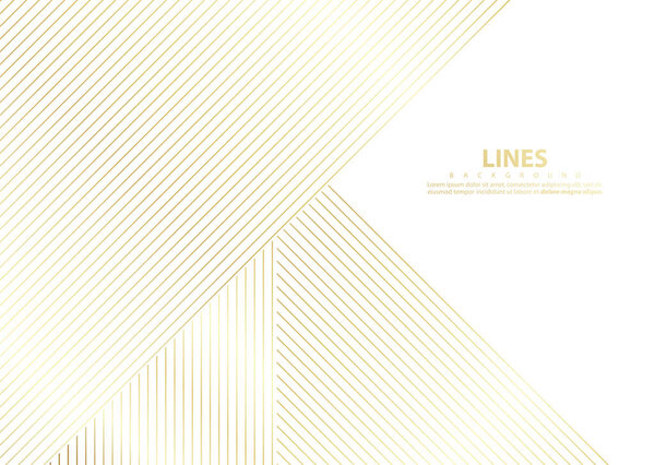 Полоса узор золотой роскошный цвет. Золотой блеск полосы фона. Абстрактная текстура золотой линии. векторная иллюстрация.