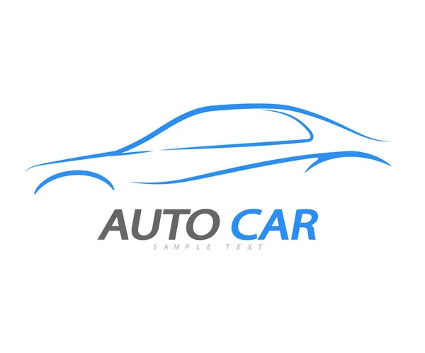Abstrato Logotipo Carro Sinal Símbolo Empresa Automóvel Loja Automóveis Ilustração — Vetor de Stock