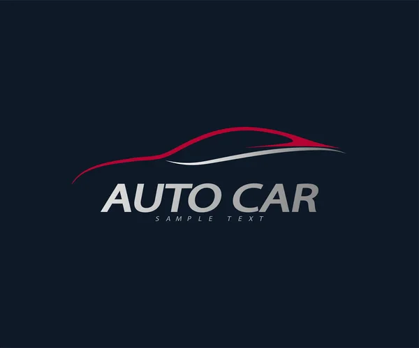 Signe Abstrait Logo Voiture Symbole Entreprise Automobile Auto Shop Illustration — Image vectorielle