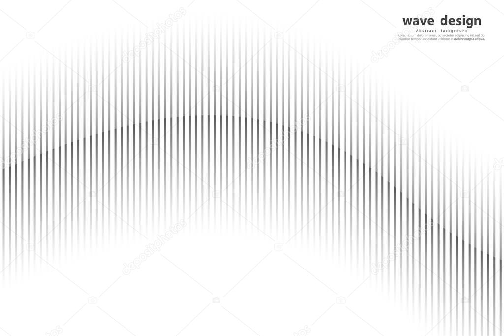 Vector Stripe pattern. Geometric texture background. Abstract lines wallpaper. Vector template for your ideas. EPS10 - Illustration