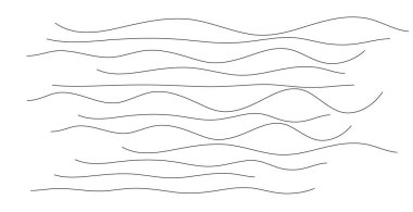 El çizgileri. Soyut desen dalgası basit, pürüzsüz desen, web tasarımı, tebrik kartı, tekstil, teknoloji arka planı, Eps 10 vektör illüstrasyonu