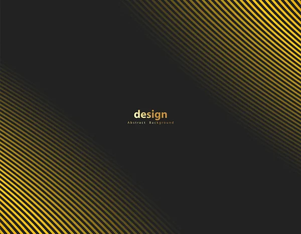 Fondo Línea Onda Lujo Oro Abstracto Textura Simple Para Diseño — Vector de stock